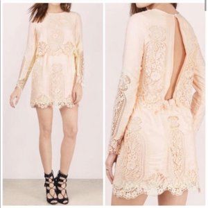 Cream Lace Detail Mini Dress - NWT